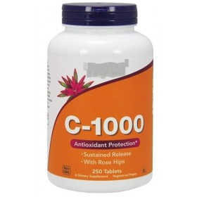 C-1000, protection antioxydante, sans OGM, 250 comprimés végétaliens Multi-antioxydants