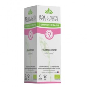 Macerat mère de bourgeons BIO de framboisier Rubus idaeus 30 ml gemmothérapie EQUI-NUTRI LABORATOIRE