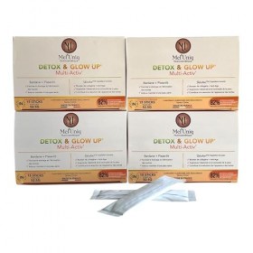 Mel’Uniq Détox & Glow Up – Complément Alimentaire Éclat du Teint – Cure 2 Mois 4x15 Sticks – Bardane, Pissenlit & SkinAx²™ 