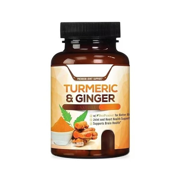 Curcumine, stimule labsorption, soutient les articulations, pour apaiser le système digestif