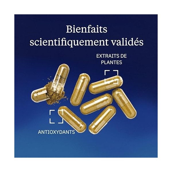 Quercétine optimisée Phospholipide Quercefit® - Microencapsulée 20x plus Biodisponible - Antioxydant & Immunité - 250 mg 60 g...