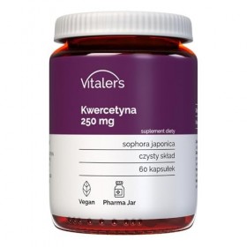 Vitalers Quercétine 250 mg - 60 gélules, Végétalien, 2 mois de supplémentation Sans conservateur, Composition pure