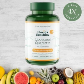 Florida Sunshine Quercétine Liposomale - 120 Gélules 250mg | Soutien immunitaire | Antioxydant | Anti-inflammatoire | Soula