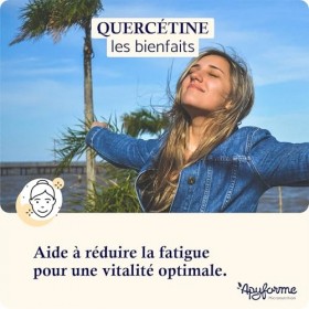 Apyforme - Quercetine Vitamine C et Bromelaïne - 90 Gélules - Fabriqué en France
