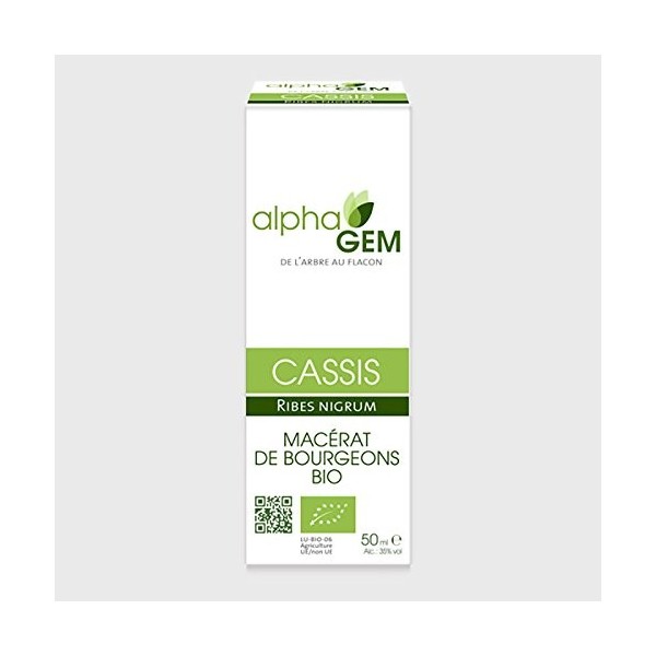 hn-lab-Gemmothérapie Cassis Ribes Nigrum 50 ml-Alphagem-produit 100% bio