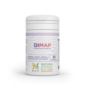 DIMAP Circulation Jambes Gonflées et Varices | Diosmina 500 mg, Centella, Rusco | 30 Capsules | Complément pour Lourdeur, Mic