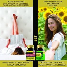 Coffret de compléments alimentaires : Antioxydants et Énergie pour la Circulation | Bioflavonoïdes de Diosmine et Hespéridine