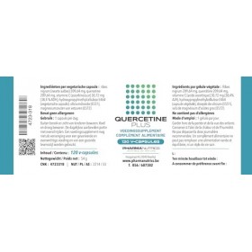 QUERCETINE PLUS 60 V-CAPS PHARMANUTRICS//ALLERGIE-ONTSTEKING//QUERCETINE-RIBES NIGRUM CASSIS -VIT C//VOEDINGSSUPPLEMENT