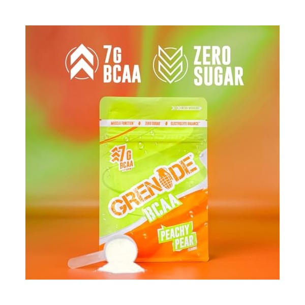 Grenade Pêche Poire BCAA 390G