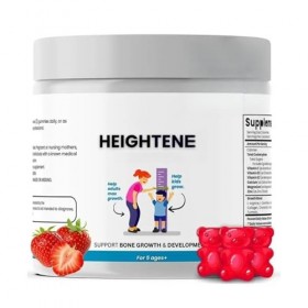 Gummies de soutien à la croissance – Formule optimale pour le développement osseux des enfants, adolescents et jeunes adultes...