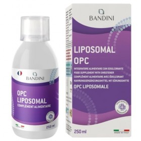 Bandini® OPC Liposomal Liquide 250ml - Extrait de pépins de raisin 95% OPC 200mg par dose - Absorption optimale avec techno