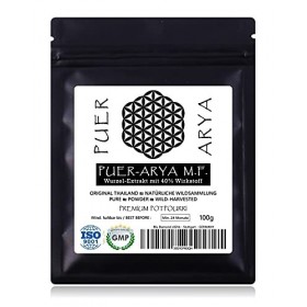 PUER-ARYA - extrait de racine hautement concentré avec 40% de principes actifs | L’original de Thaïlande | Certifié GMP + ISO