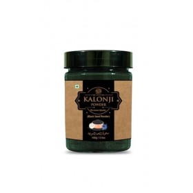 AL MASNOON Kalonji Poudre de graines | Poudre de graines noires – Lot de 1 pièce 100 g 100 % pure et naturelle