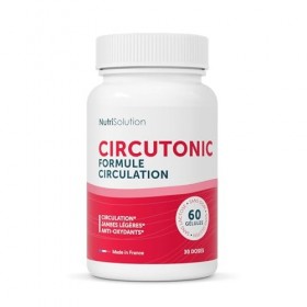 CircuTonic : Complément Naturel pour la Santé Veineuse - Circulation Sanguine & Jambes Légères - Marron dInde, Vigne Rouge, ...