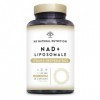 NAD+ Trans Resveratrol 1100 mg. Formule Liposomale avec Nicotinamide Riboside, Niacine et Vitamine E. Boost Métabolisme, Anti...