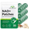 NAD+ Lot de 30 patchs anti-âge pour la peau – Patch Resvératrol Energy Boost de 8 heures avec NAC et CoQ10, supplément transd...