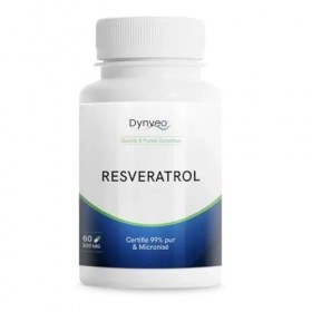 Trans Resvératrol - Pureté 99% - Forme Active & Micronisée - Santé cardiovasculaire, Ménopause, Stress Oxydant - 300 mg - Hau
