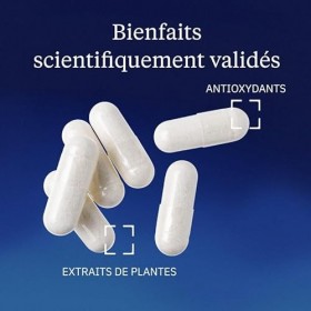 Trans Resvératrol - Pureté 99% - Forme Active & Micronisée - Santé cardiovasculaire, Ménopause, Stress Oxydant - 300 mg - Hau