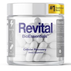 BioEssentials Revital® Complément NAD+ avec Resvératrol, Shilajit, Magnésium & Vitamines - Soutient le Bien-Être Cellulaire, 