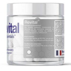 BioEssentials Revital® Complément NAD+ avec Resvératrol, Shilajit, Magnésium & Vitamines - Soutient le Bien-Être Cellulaire, 