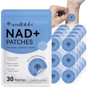 Patchs NAD pour homme et femme, patch NAD+ pour énergie et vieillissement sain, patchs NAD Plus Advanced Total Recovery Patch