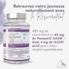 ALPS NATURE NADH Panmol Breveté + Trans-Resvératrol 98% Pur – Formule à Haute Biodisponibilité et Stabilité – Énergie Cellula