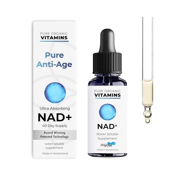 Complément NAD+ liposomal - Absorption améliorée de 50% prouvée - Système de diffusion cellulaire breveté - Approvisionnement