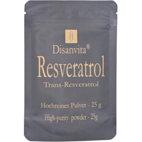 Disanvita® Resvératrol | Qualité supérieure certifiée en Allemagne | Poudre avec 99,3 % de pureté