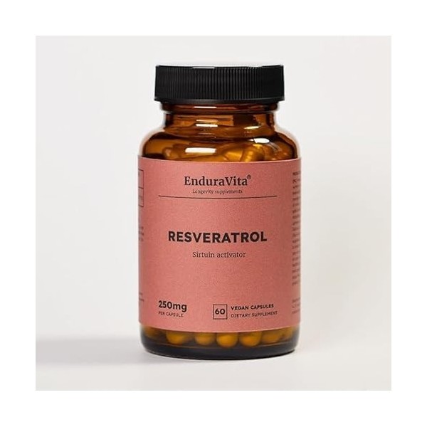 Capsules de resvératrol 60x250mg