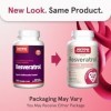 Jarrow Formulas Resveratrol, Supports Cardiovascular Function, 100 mg, 120 Veggie Caps