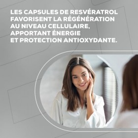 BioTechUSA Resveratrol | 150 mg par portion, trans-resvératrol | Antioxydant| Longevity | Sans gluten ni lactose, 60 gélules