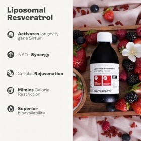 Liposomal Resveratrol 200mg – Wild Berry Flavour 250ml