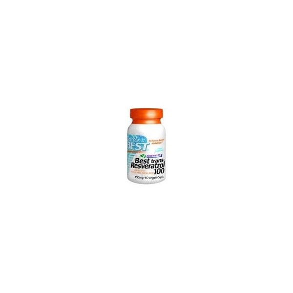 Trans-Resveratrol with ResVinol-25, 100mg - 60 vcaps Resvératrol