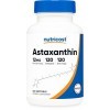 Nutricost Astaxanthine 12mg, sans OGM et sans gluten, 120 gélules approvisionnement de 4 mois 