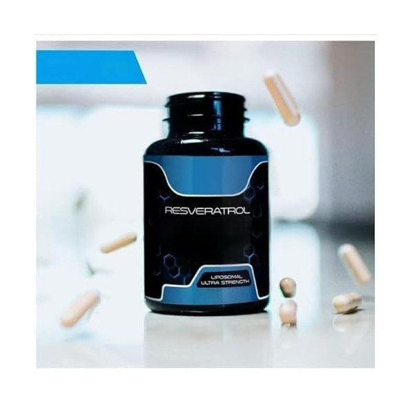 Resvératrol liposomal | pour les femmes et les hommes, soutient la santé cellulaire, lénergie et la lutte contre le vieillis