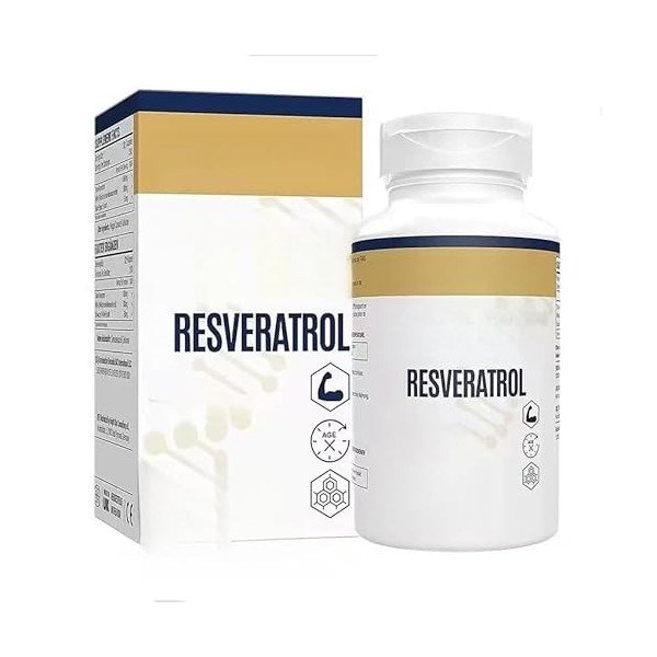 Resvératrol | Soutient lénergie cellulaire, la fonction immunitaire, la santé musculaire et lanti-âge