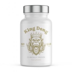 King Dong Complément Alimentaire pour Performance Masculine, Citrulline et Resvératrol, 60 Capsules