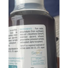 GLUTA-LINE Glutathion Liposomal Liquide 250ml - Antioxydant Puissant, Détoxifiant et Soutien du Système Immunitaire, Sans Sav