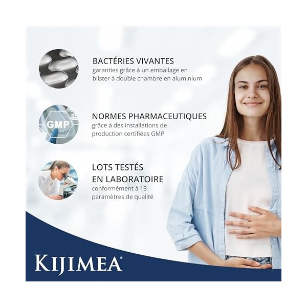 Kijimea® K53 Advance – Gélules de bactéries intestinales à haut dosage | 53 souches de microcultures sélectionnées dans la fl...