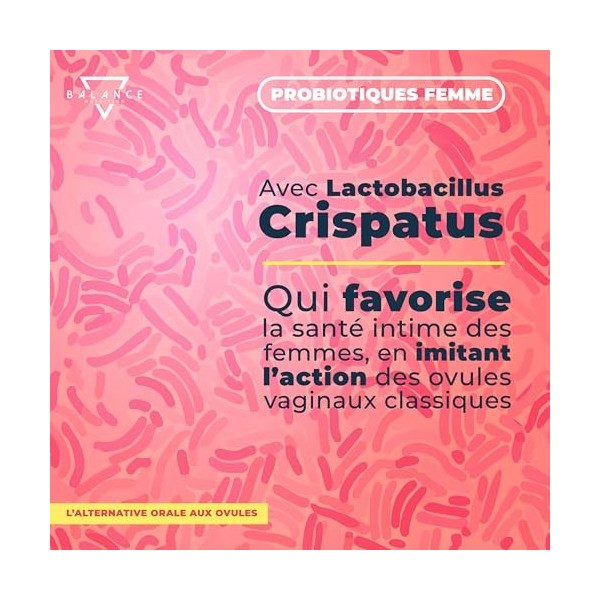 Probiotiques Femme - 200 Gélules | Utile pour: Mycose Vaginose, Vaginose Bactérienne | Probiotique Flore Intime | 30 Milliard
