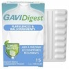 GAVIDigest Flatulences et Ballonnements, 15 gélules, sans gluten, sans lactose Bactéries et levures
