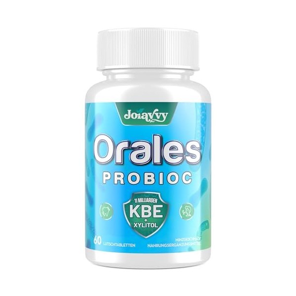 Pastilles Probiotiques Pour La Flore Buccale - 11 Milliards DUFC, BLIS K12 Et M18, Saveur Menthe Naturelle, Sans Sucre - 7 E ...