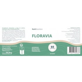 Aide Digestive Floravia par Nutrisolution - Améliore le Confort Intestinal, Soutient lAbsorption des Nutriments, Probiotique