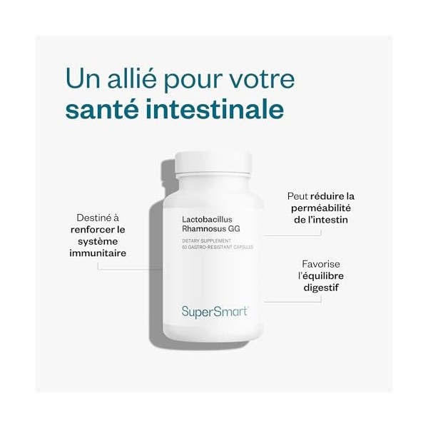 Lactobacillus Rhamnosus GG - Probiotique - Equilibre Microbiote et Flore intestinale - Booste le système immunitaire - Stimul