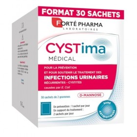 Forté Pharma - Cystima Medical - Dispositif medical - Cystites, infection urinaire femme, Prévention et traitement - D mannos...