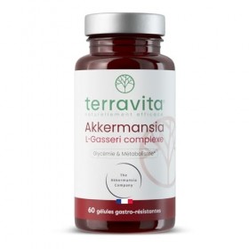 Akkermansia MucT® 30 Milliards + L. Gasseri 10 Milliards | Avec Vitamine B1 et Chrome | Régulation Glycémie + Digestion + Sat