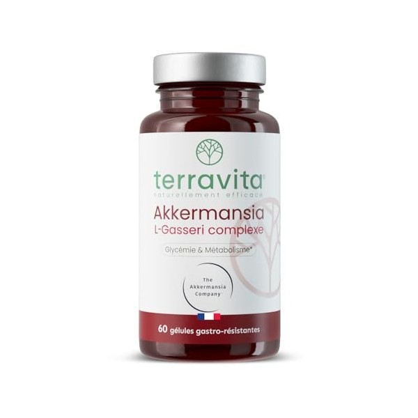 Akkermansia MucT® 30 Milliards + L. Gasseri 10 Milliards | Avec Vitamine B1 et Chrome | Régulation Glycémie + Digestion + Sat