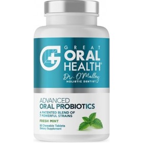 Supplément Probiotique Oral : Utilisé pour Mauvaise Haleine, Maladie Gomme, Support Immunitaires, Pierres amygdale et plus. I...