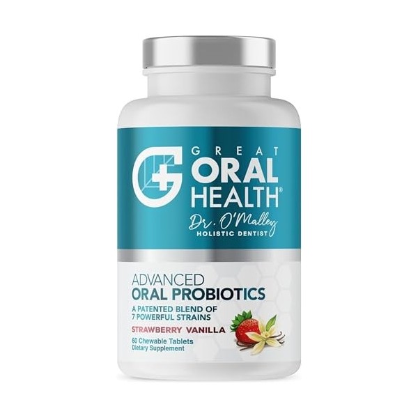 Supplément Probiotique Oral : Utilisé pour Mauvaise Haleine, Maladie Gomme, Support Immunitaires, Pierres amygdale et plus. I...
