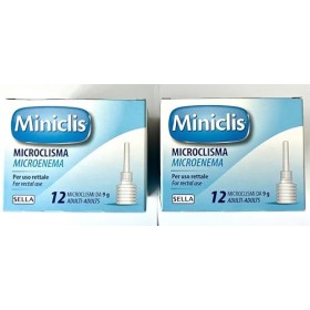 Selle Miniclis adulte 12 microlaves de 9 g 2 boîtes